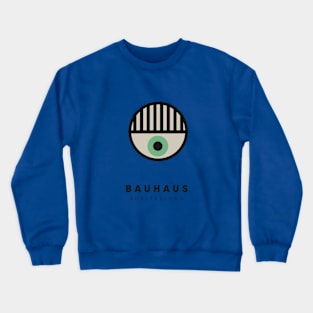 Bauhaus Eye Rounded Version Geometric Art Crewneck Sweatshirt